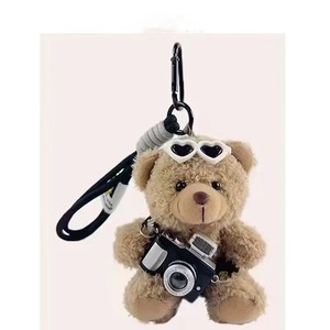 Llavero de Peluche con Forma de <span class=keywords><strong>Oso</strong></span> Teddy con Cámara Creativa, para Bolsa, Mochila, Llaves de Coche - Product Image 6