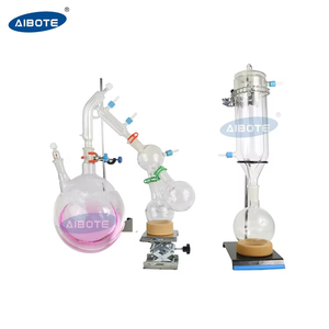 Apparecchio di vetreria da laboratorio sottovuoto 2L/2000ML distillazione a percorso corto Kit distillazione frazionata - Product Image 1