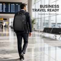 Sacs à ordinateur portables de créateurs pour hommes, sac à dos de voyage pour ordinateur portable de 17 pouces, sac à dos pour ordinateur portable de créateurs avec port de charge USB