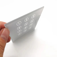 Serrure de porte numérique électronique intelligente avec écran tactile en verre trempé Gorilla Glass