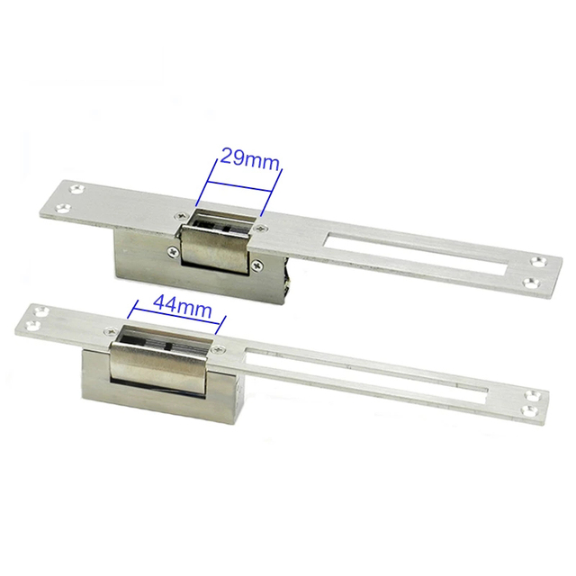 Long Panel Electric Strike Lock Electronic Door Lock Fail Secure or Fail Safe 800KG Holding Force 29/44mm Lock Tongue