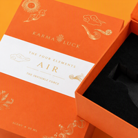 Boîte cadeau en mousse dorée avec fermeture magnétique style livre, gaufrage à chaud, pour diffuseur de parfum, logo personnalisé imprimé