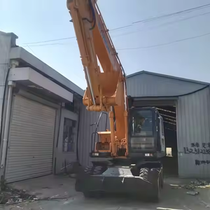 Máquina de alta potencia Hyundai 210W-7 210W-9 Excavadora de ruedas 21 toneladas Construcción de segunda mano Original Corea en stock - Product Image 3