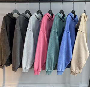 <span class=keywords><strong>Waso</strong></span> Life-Sudadera con capucha de lavado ácido de alta calidad, ropa de calle de gran tamaño - Product Image 3