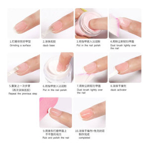 Misscheering Solution pour poudre de trempage pour nail art, Colle d'<span class=keywords><strong>infiltration</strong></span>, Base, Top Coat, Gels, Gel activateur pour <span class=keywords><strong>ongles</strong></span> - Product Image 3