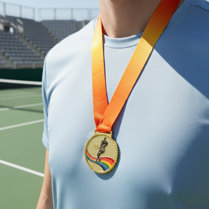 Médailles <span class=keywords><strong>de</strong></span> tennis personnalisables et abordables, médailles <span class=keywords><strong>de</strong></span> récompense vierges et à motifs à prix abordable pour tous les tournois et compétitions - Product Image 2