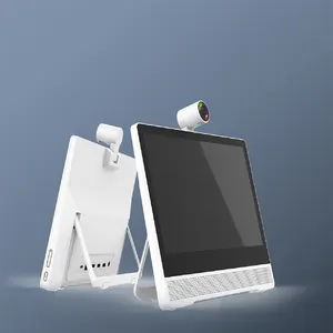 Uzaktan dokunmatik ekran mini ev/ticari konferans sistemi tabletler küçük all in one video/ağ/ses kamera terminal