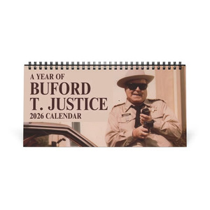 Buford T Justice 2026 Wall Calendar A <b>Year</b> Of Sheriff Justice Monthly <b>Planner</b> For Home Office Desk Decor Gift - Product Image 5