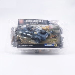 ชุดตัวต่อแบบจำลองอาวุธทหารสงครามโลกครั้งที่ <span class=keywords><strong>2</strong></span> ยานพาหนะทหาร ประกอบเอง ของเล่นตัวต่อ พร้อมทหาร <span class=keywords><strong>2</strong></span> นาย - Product Image 3