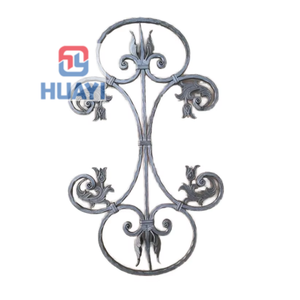 Nhà cung cấp trực tiếp Cung Cấp Các Thiết kế sắt rèn phổ biến cho cổng và balusters cho các bộ phận cầu thang - Product Image 6