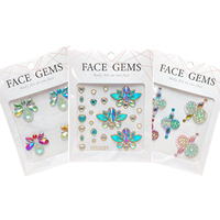Autocollants de tatouage temporaires en acrylique DIY mignons et élégants pour enfants, adolescents et adultes, pour la décoration des sourcils, du visage et du front, certifiés sûrs