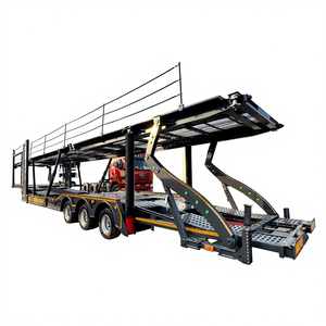 Camiones Tractores de Dos Pisos para Transporte de Automóviles, 8 Asientos, 3 Ejes, 17 m, Elevación Hidráulica, Remolques para Transporte de Vehículos - Product Image 1