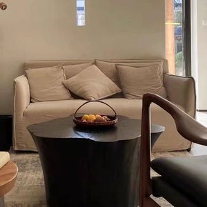 Sofá Moderno de Lino Desmontable y Lavable, Sofá Retro Verde para Sala de Estar, Sofá de Tres Plazas, Sofá Pequeño para Apartamento, Sofá de Ocio Personalizado - Product Image 4
