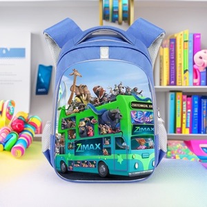 Tas Ransel Anak ZOO2 Berkualitas Tinggi, Tas Sekolah Dasar Lucu, Kapasitas Besar, Tas Selempang Ringan Grosir - Product Image 6