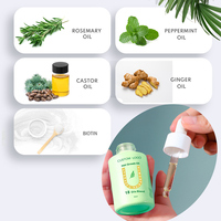 Usine personnalisée BatanTea Tree Hair Elixir Growth Oil Romarin Menthe Cuir chevelu Renforçant la chute des cheveux Loose and Wild Hair Growth Oil
