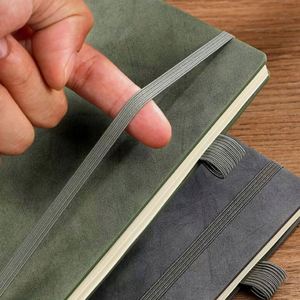 Wholesale PU Leather Mini A5 Legal Pad Business Spiral Notepad with 100 Sheets Customized <b>Journal</b> Stationery - Product Image 4