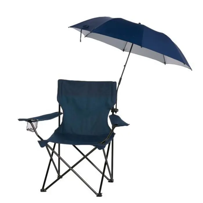 Vente en gros chaise de plage pliable en aluminium pour pique-nique pour enfants avec pince réglable parasol pour enfants