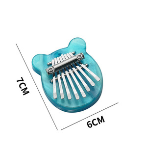 <span class=keywords><strong>Kalimba</strong></span> Petit pendentif de piano pouce 8 tons Pendentif jouets pour enfants Instrument de musique portable cristal - Product Image 5
