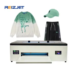 Reizjet Hot Sell 1390 L1800 Printhead A3 DTF Printer Digital Printing Machine for PET Film Cloth Printing