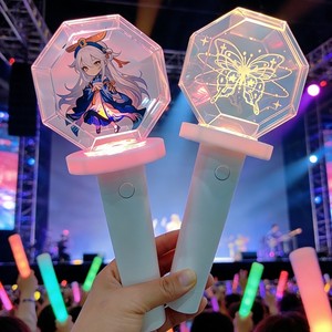 Diamond Heart Hand Lamp Octagonal Glow <b>Stick</b> ABS Material IP65 Concert <b>Lighting</b> Props Anime Cartoon Design - Product Image 3