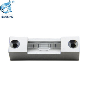 Nivel de burbuja cuadrado Heng Da Shui Ping Yi Metal Level 5814 de 1.5-5mm, grado industrial con orificios de instalación - Product Image 3