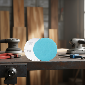 Disques de ponçage Velcro robustes P80 150 mm pour le finissage du bois et du métal - Product Image 3