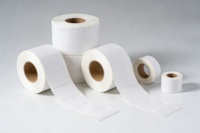 Rouleaux d'étiquettes thermiques vierges personnalisés, étiquettes thermiques autocollantes imprimées pour l'organisation du stockage