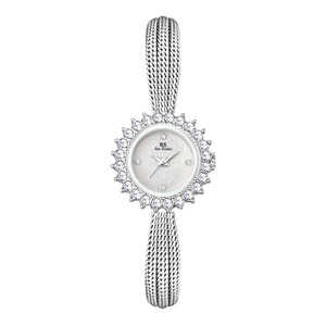 Reloj de Pulsera Elegante para Mujer BS New Bee Sis, Diseño Retro Griego con Flores, Caja de Aleación, Movimiento de Cuarzo - Product Image 5
