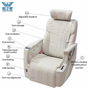 Asiento de furgoneta de cuero Original plegable de fábrica para Mini Bus Luxury Vip Mvp Car Limousine Seat Sprinter