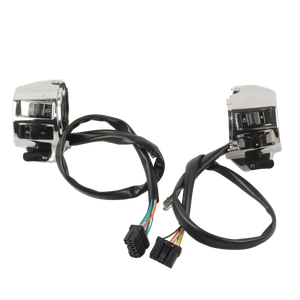 สวิตช์ไฟเลี้ยวรถจักรยานยนต์ ปุ่มควบคุมแฮนด์รถ ปุ่มสวิตช์ไฟหน้า สำหรับ <span class=keywords><strong>Vespa</strong></span> <span class=keywords><strong>Sprint</strong></span> Primavera <span class=keywords><strong>150</strong></span> LX150 24 25 อะไหล่ - Product Image 1