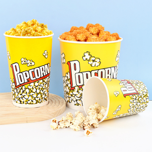 Bán Buôn Mang Nhãn Hiệu Bỏng Ngô Xô Container Cấp Thực Phẩm Bỏng Ngô Bồn Tắm Số Lượng Lớn Bao Bì Rạp Chiếu Phim Snack Phục Vụ Đảng Sử Dụng - Product Image 1