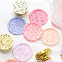 Prix d'usine Série de tampons encreurs en plastique à motif floral étoilé, 26 lettres anglaises, pour logo personnalisé et décoration