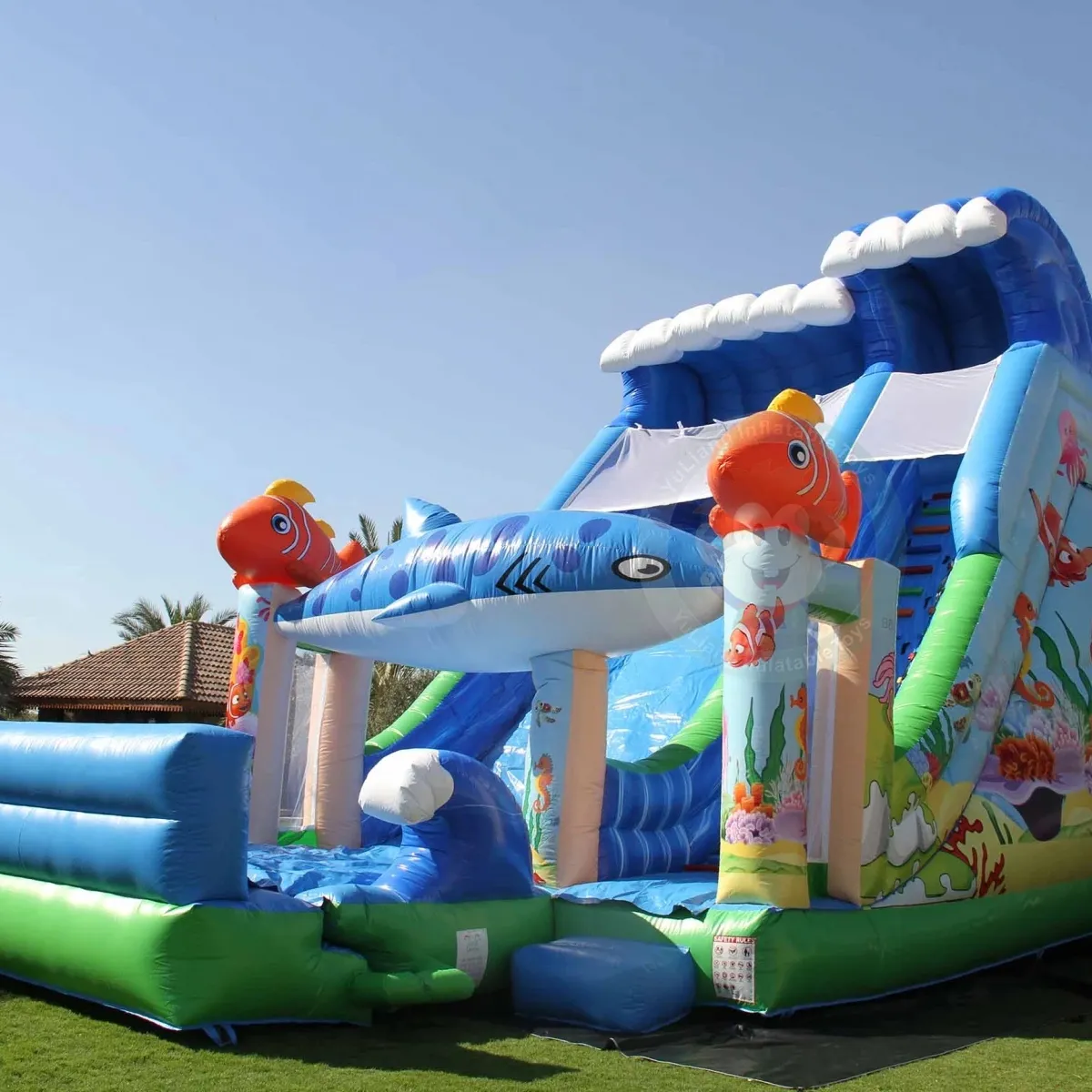 Gonfiabili Per Bambini Waterglijbaan Opblaasbaar Grote Bounce Huizen Te Koop