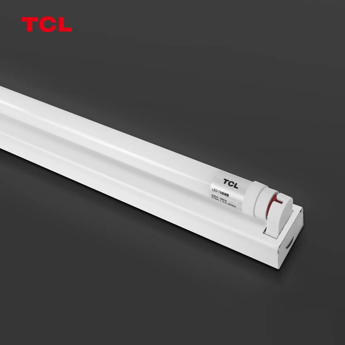 TCL 20W 6500K SMD2835 उच्च गुणवत्ता वाली एलईडी ट्यूब 8 इनडोर T8 ग्लास एलईडी ट्यूब फिक्स्चर एलईडी ट्यूब लाइट्स