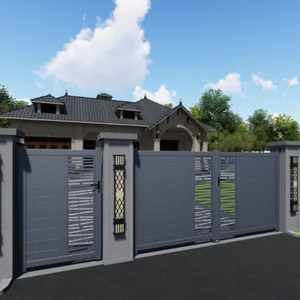 <span class=keywords><strong>ประตู</strong></span><span class=keywords><strong>รั้ว</strong></span><span class=keywords><strong>เหล็ก</strong></span>ชุบสังกะสี<span class=keywords><strong>แบบ</strong></span>สวิง ระบบอัตโนมัติและ<span class=keywords><strong>แบบ</strong></span>แมนนวล ดีไซน์ทันสมัย <span class=keywords><strong>ราคา</strong></span>โรงงาน พร้อมระบบล็อคอัจฉริยะ - Product Image 1