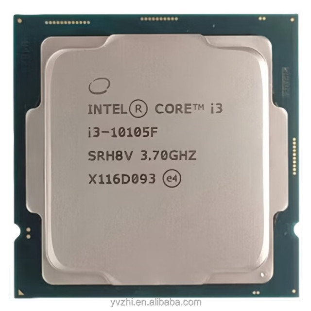 New/Used for Core I3-10105F Desktop CPU 4.4GHz 4/6-Core 6 MB L3 Cache 64-Bit Support 14nm Process
