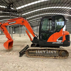 Prix bas pour une excavatrice Doosan DX60-9C, excavatrice agricole, excavatrice de jardin, excavatrice sur chenilles multifonctionnelle d'occasion, fabricant - Product Image 5