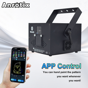 Luce per DJ da Matrimonio con Effetto Laser DMX512 IP20 in Lega di Alluminio, 2W RGB, Animazione Lenta a Colori Morbidi - Product Image 5