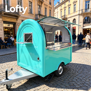 Nouvelle remorque de vente de hot-dogs, camion de restauration mobile, bar de concession, fourgon de restauration pour glaces et burgers - Product Image 1
