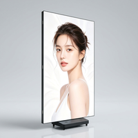 Afficheur LED portable pliable tout-en-un P1.86/P2.5, largeur 1280 mm, grand format, pour publicité vidéo numérique, avec flight case pour salon professionnel