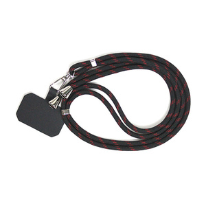 Lanière de téléphone <span class=keywords><strong>portable</strong></span> légère en polyester avec boucle métallique, sangle de poignet <span class=keywords><strong>portable</strong></span>, <span class=keywords><strong>collier</strong></span> suspendu 12 cm pour <span class=keywords><strong>iPhone</strong></span> - Product Image 6