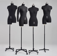 Mannequins haute couture pour hommes et femmes avec support en plastique pour le haut du corps Formes de robes exclusives