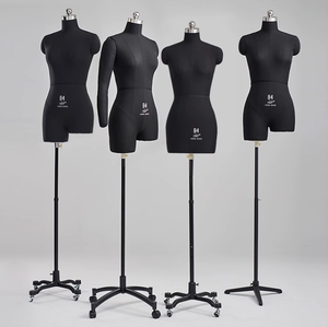 Mannequins haute <span class=keywords><strong>couture</strong></span> pour hommes et femmes avec support en <span class=keywords><strong>plastique</strong></span> pour le haut du corps Formes de robes exclusives - Product Image 2