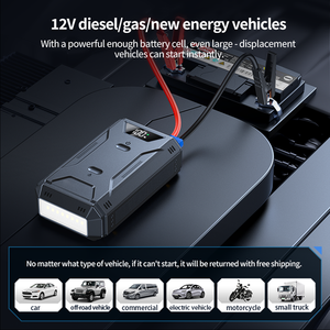 Démarreur de voiture portable haute puissance, batterie externe pour secours d'urgence - Product Image 5