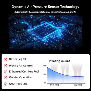 Masseur de jambes à compression d'air rechargeable à 8 chambres avec contrôle de la minuterie pour la récupération musculaire des athlètes et des personnes qui restent longtemps debout – Haute qualité - Product Image 4