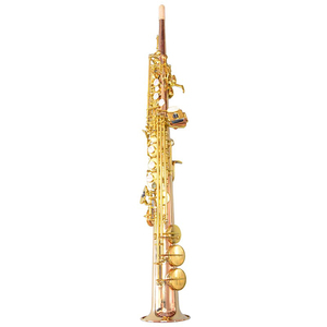 <span class=keywords><strong>Saxophone</strong></span> soprano bB HUAYUN en cuivre phosphoreux robuste, puissant, stable, fabrication OEM, pour orchestre - Product Image 1