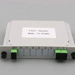 2 4 8 16 32光纤分接头PLC SC/APC光纤通信产品插入式光纤分接头