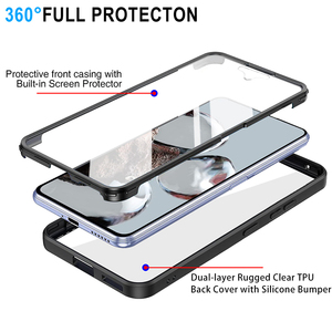 Para Xiaomi <span class=keywords><strong>12T</strong></span> <span class=keywords><strong>PRO</strong></span> <span class=keywords><strong>Redmi</strong></span> K50 Back Coque Soft Flexible TPU a prueba de golpes 360 Cubierta completa 2 en 1 Protector de pantalla Proveedor de funda de teléfono - Product Image 3