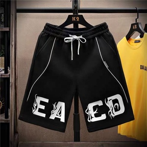 Hip pop coton vente en gros enfants pantalons en vrac enfants Tennage vêtements tenue d'été garçons shorts - Product Image 4