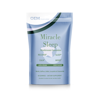 Gomitas de Hongos OEM en Oferta, Suplemento para Dormir Sin Melatonina con Hongos Reishi, Suplemento Nootrópico - Product Image 1